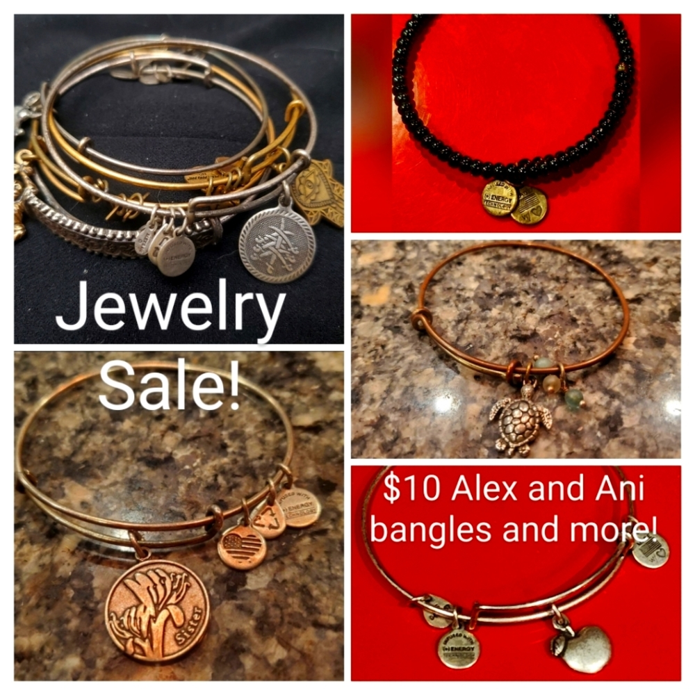 Jewelry Sale! $10 Alex and Ani bangles and more!